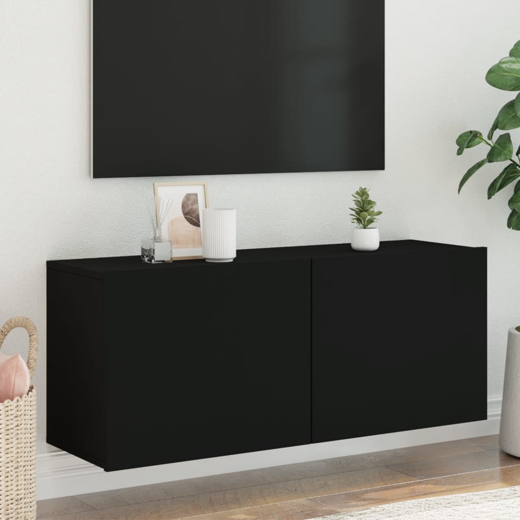Väggmonterad Tv-Bänk 100X30X41 Cm