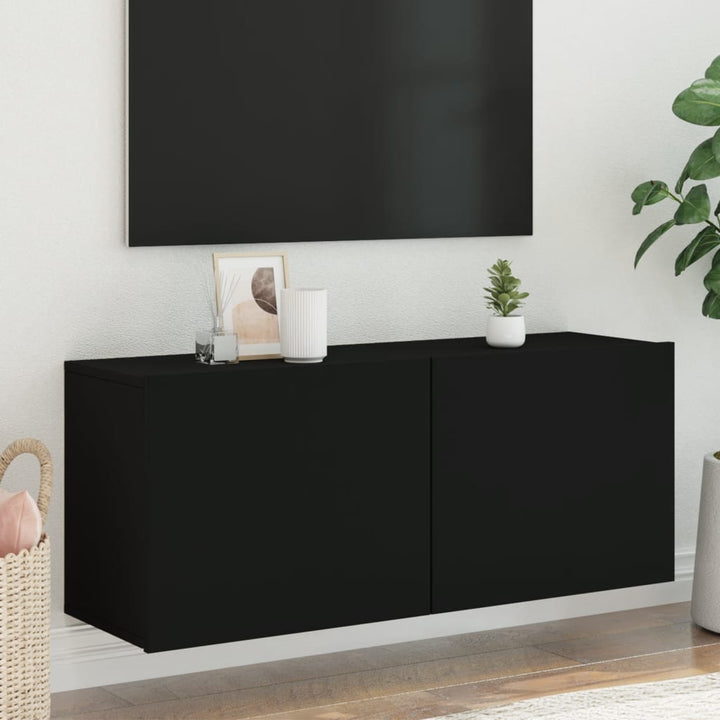Väggmonterad Tv-Bänk 100X30X41 Cm