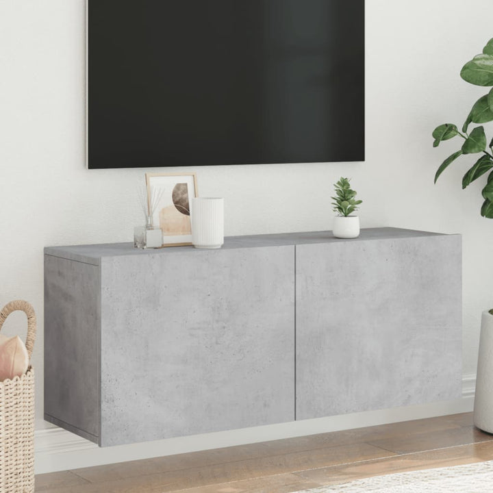 Väggmonterad Tv-Bänk 100X30X41 Cm