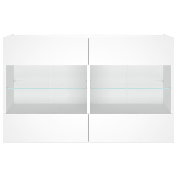 Väggmonterad Tv-Bänk Led 98,5X30X60,5 Cm