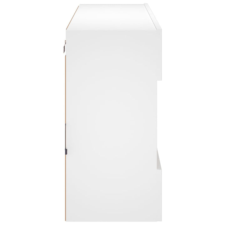 Väggmonterad Tv-Bänk Led 98,5X30X60,5 Cm