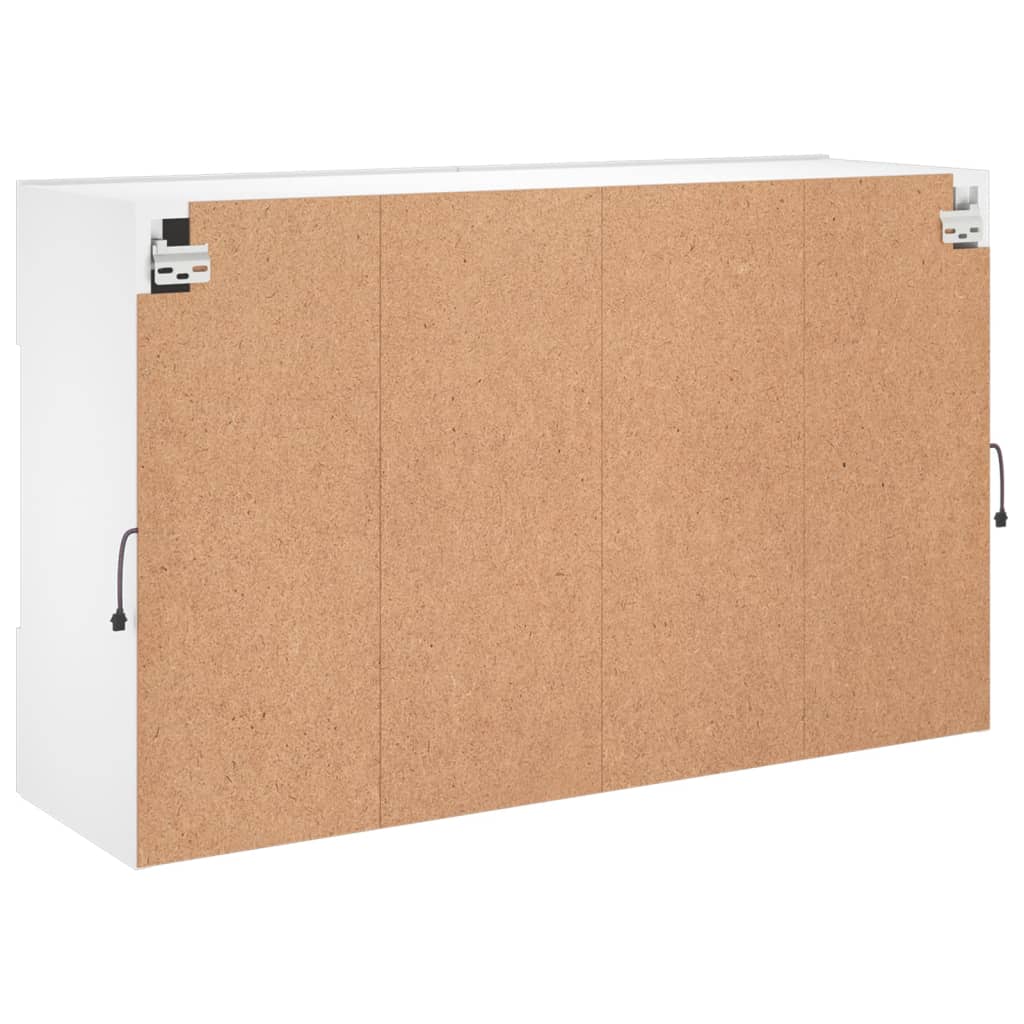 Väggmonterad Tv-Bänk Led 98,5X30X60,5 Cm