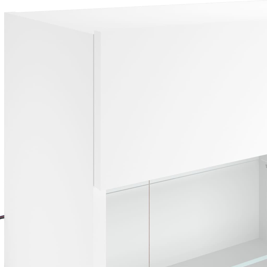 Väggmonterad Tv-Bänk Led 98,5X30X60,5 Cm