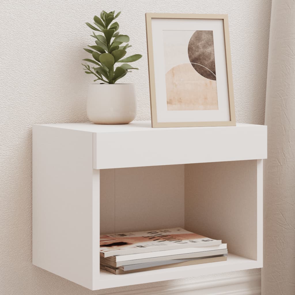 Tv-Bänk Med Led-Belysning 2 St 60X30X30 Cm