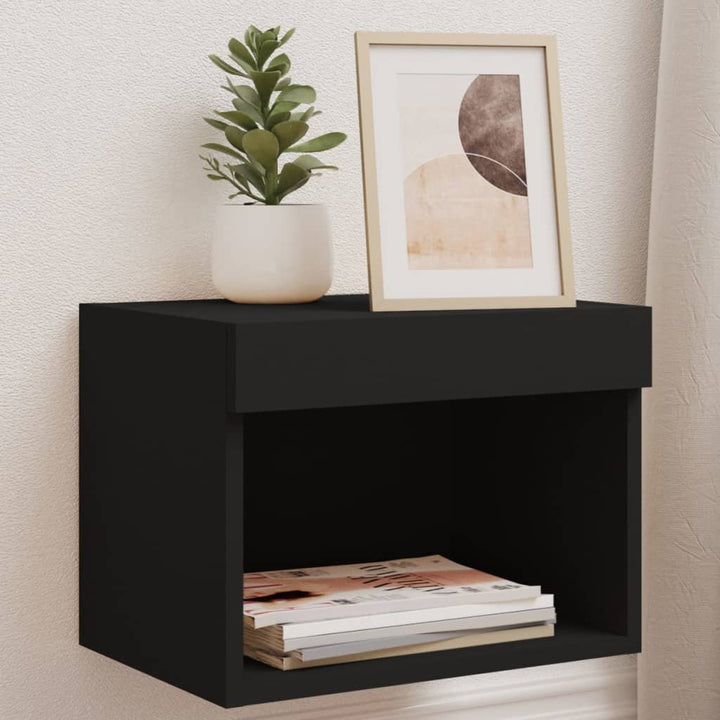 Tv-Bänk Med Led-Belysning 2 St 60X30X30 Cm