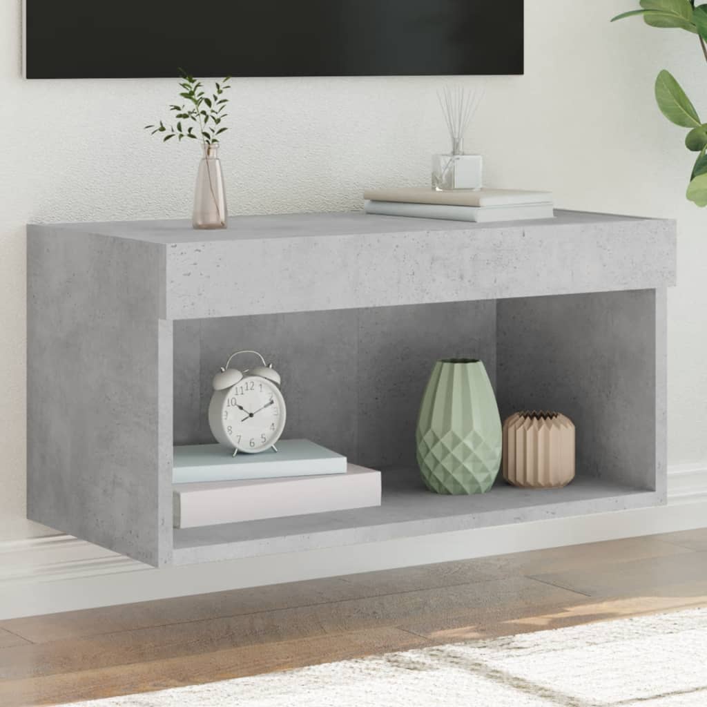 Tv-Bänk Med Led-Belysning 2 St 60X30X30 Cm