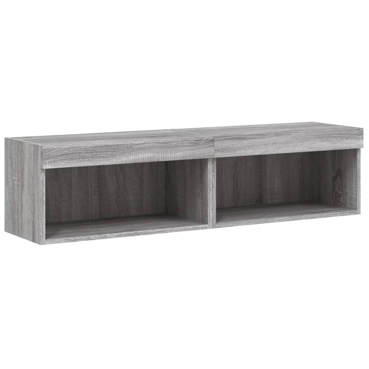 Tv-Bänk Med Led-Belysning 2 St 60X30X30 Cm