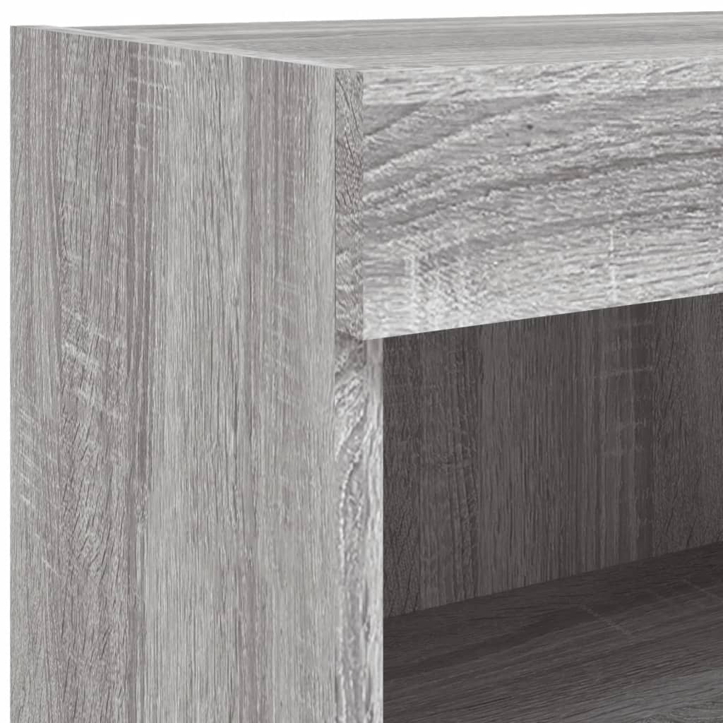 Tv-Bänk Med Led-Belysning 2 St 60X30X30 Cm
