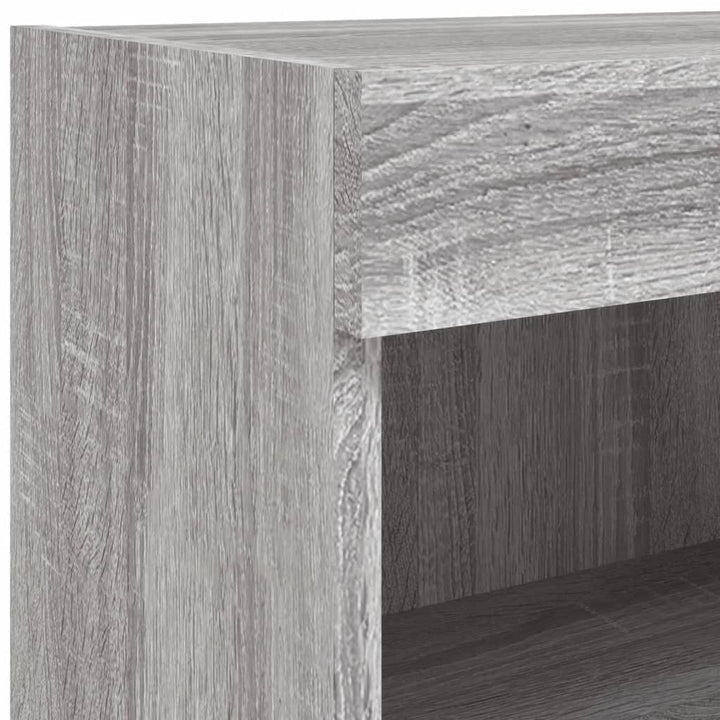 Tv-Bänk Med Led-Belysning 2 St 60X30X30 Cm