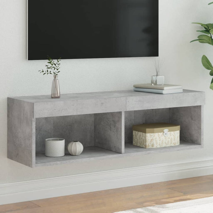 Tv-Bänk Med Led-Belysning 2 St 60X30X30 Cm