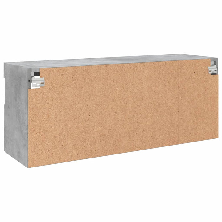 Väggmonterad Tv-Bänk Led 100X30X40 Cm