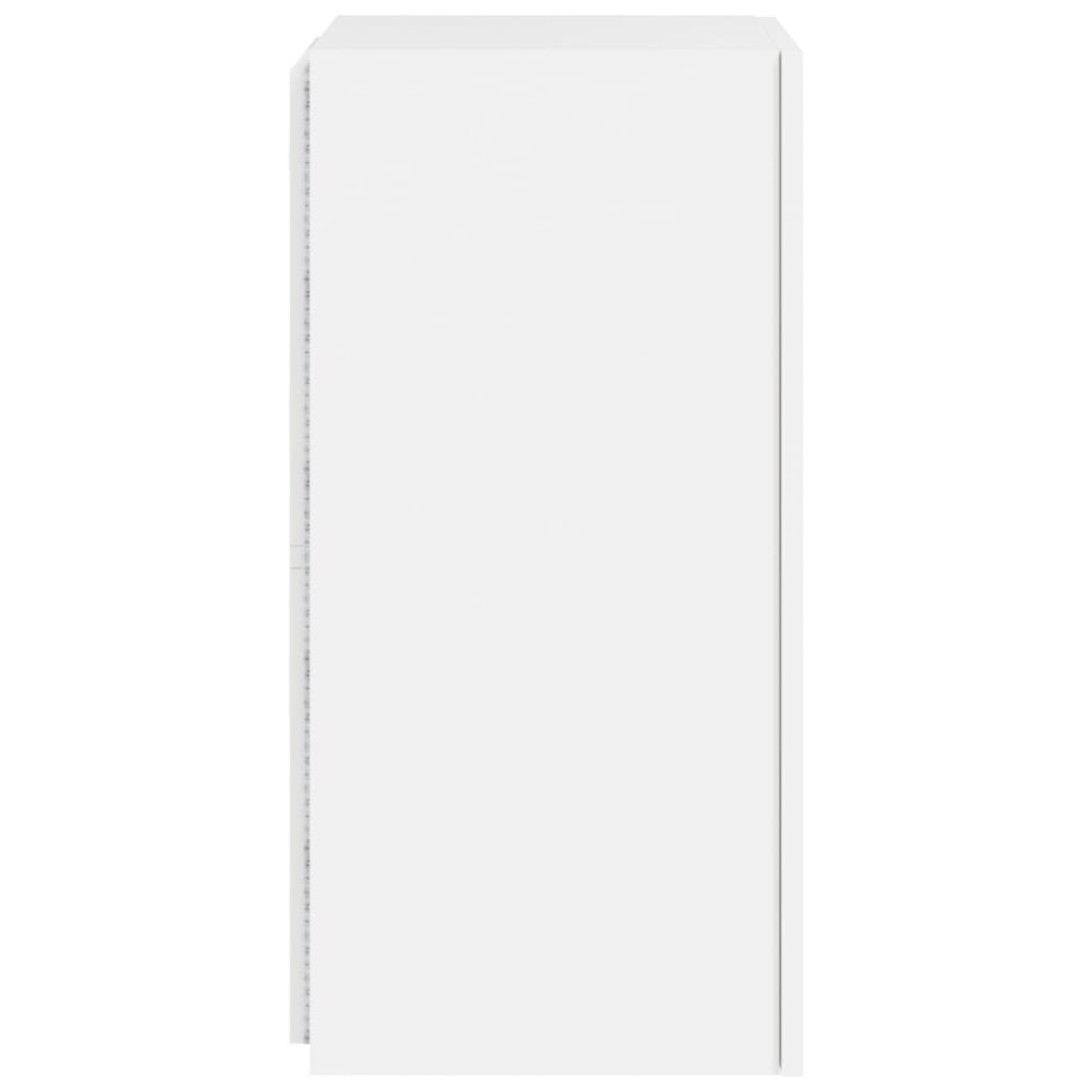 Väggmonterad Tv-Bänk Led 30,5X35X70 Cm