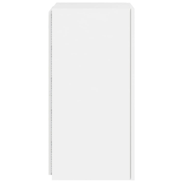 Väggmonterad Tv-Bänk Led 30,5X35X70 Cm