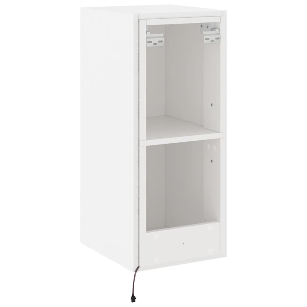 Väggmonterad Tv-Bänk Led 30,5X35X70 Cm