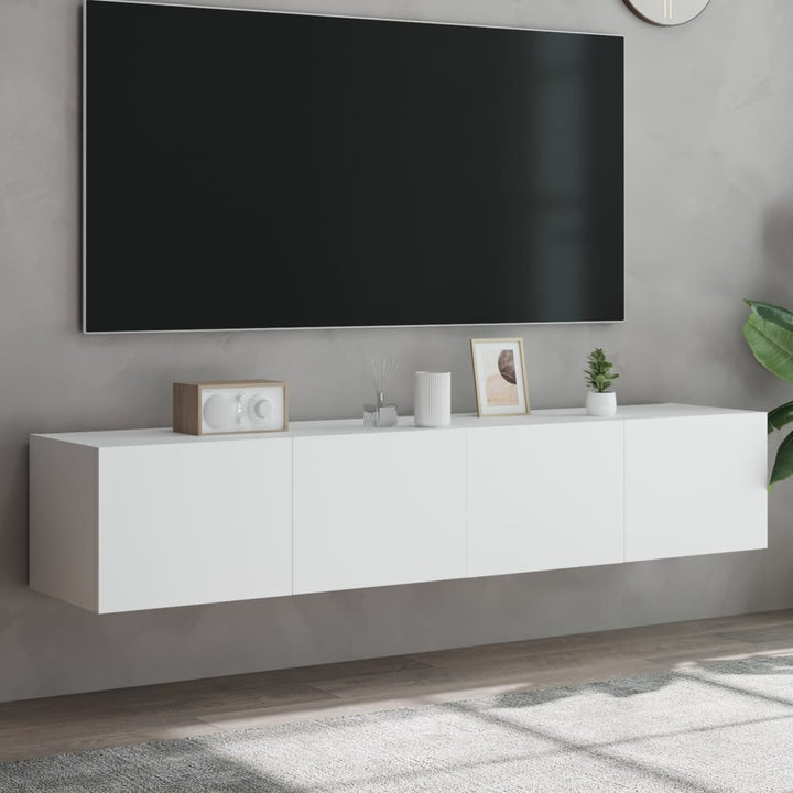 Väggmonterad Tv-Bänk Led