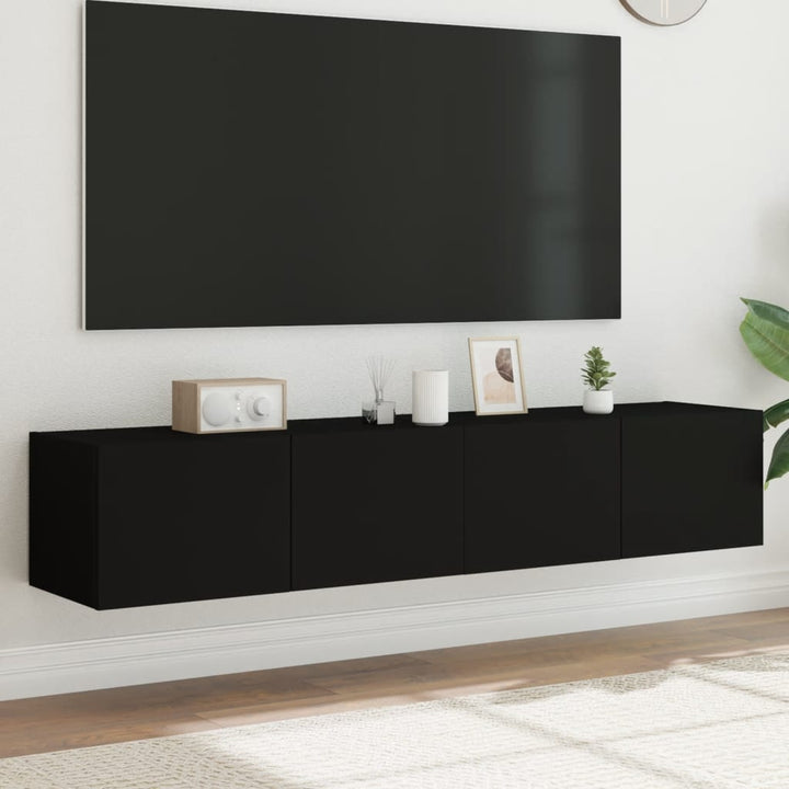 Väggmonterad Tv-Bänk Led