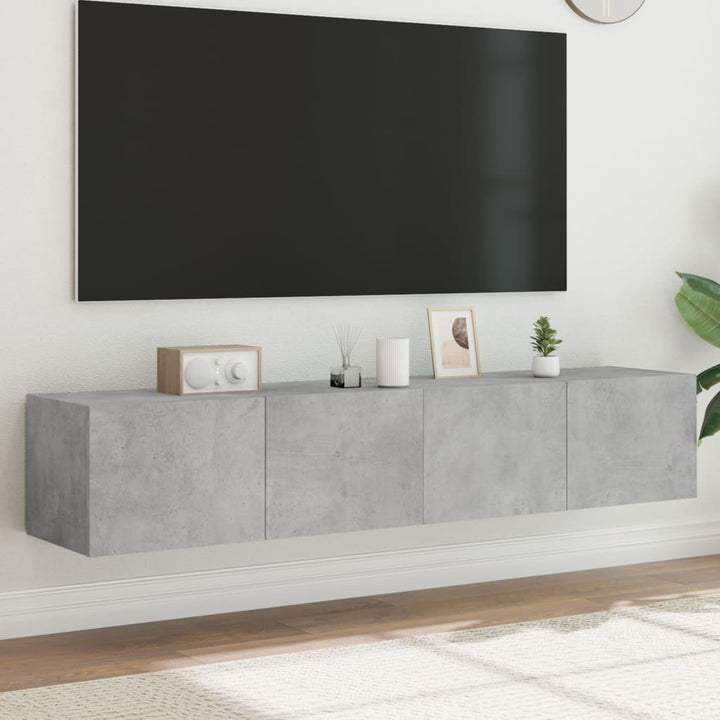 Väggmonterad Tv-Bänk Led