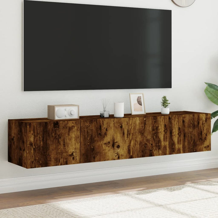 Väggmonterad Tv-Bänk Led