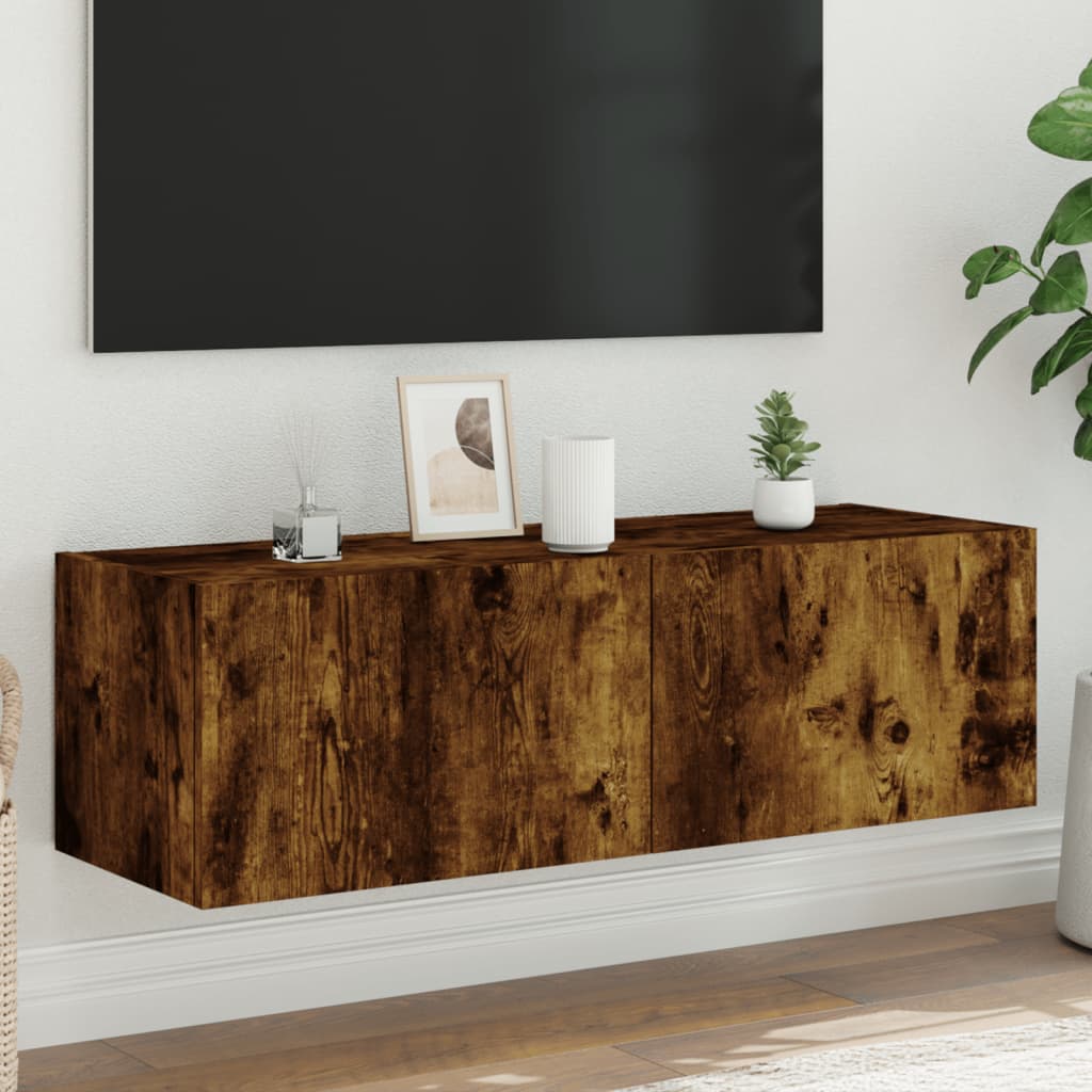 Väggmonterad Tv-Bänk Led