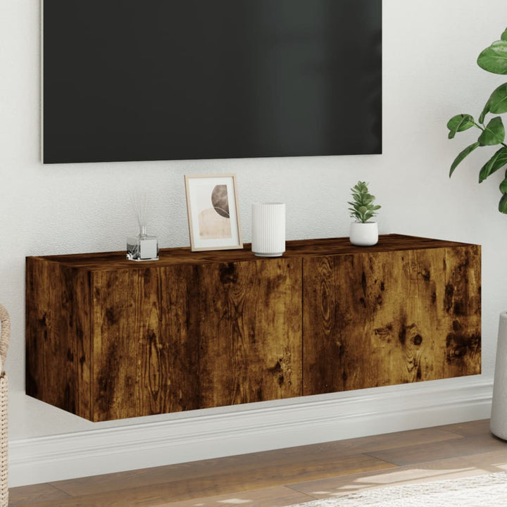 Väggmonterad Tv-Bänk Led
