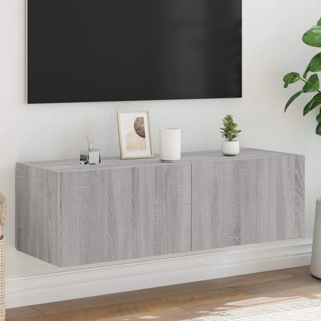 Väggmonterad Tv-Bänk Led