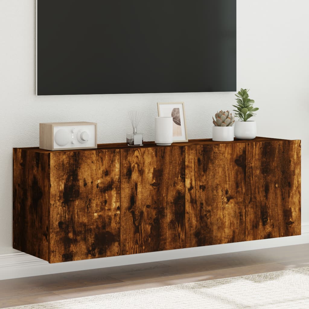 Väggmonterad Tv-Bänk Led
