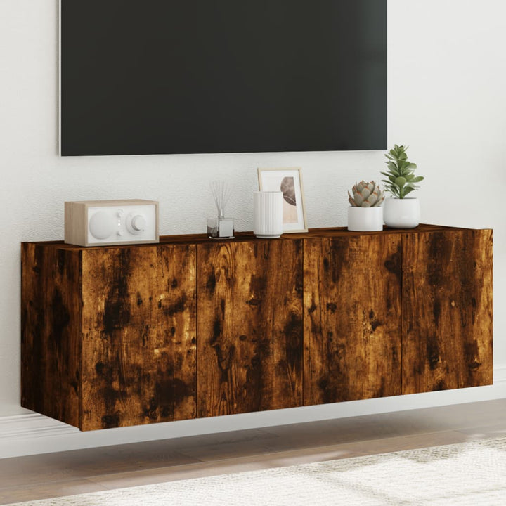 Väggmonterad Tv-Bänk Led