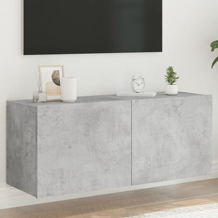 Väggmonterad Tv-Bänk Led