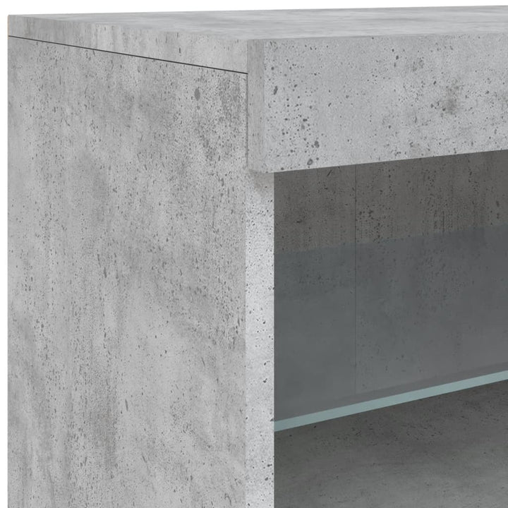 Skänk Med Led-Belysning 162X37X67 Cm