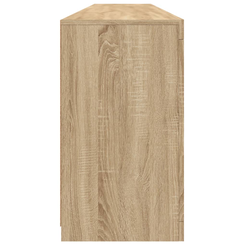 Skänk Med Led-Belysning Sonoma-Ek 202X37X67 Cm