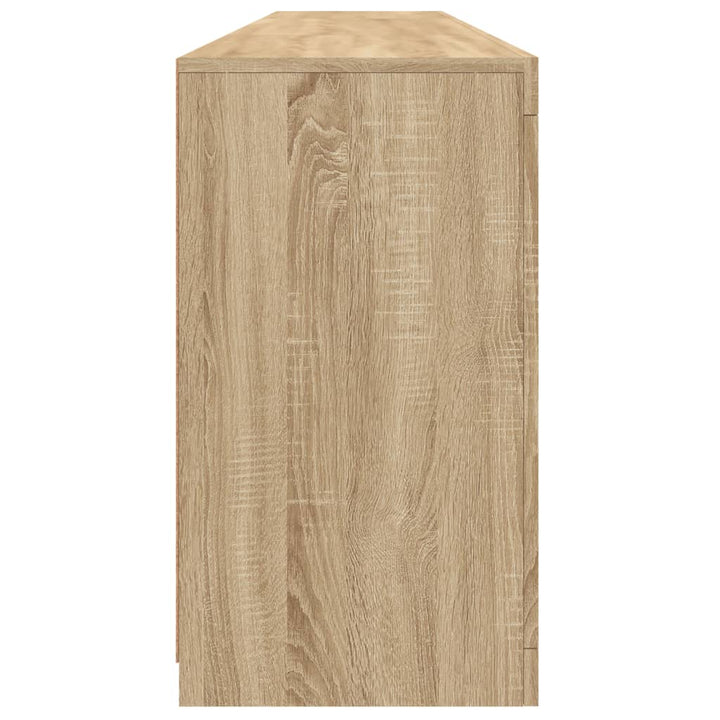 Skänk Med Led-Belysning Sonoma-Ek 202X37X67 Cm