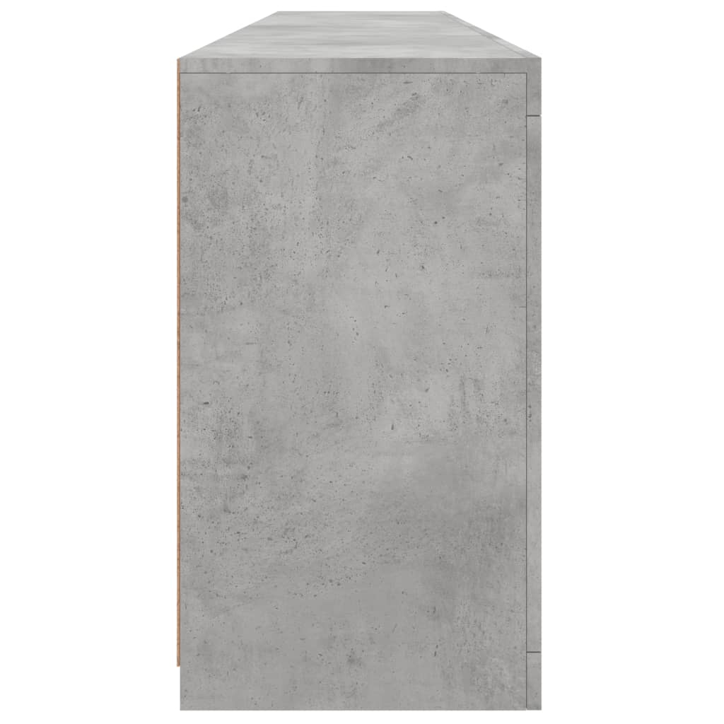 Skänk Med Led-Belysning 202X37X67 Cm