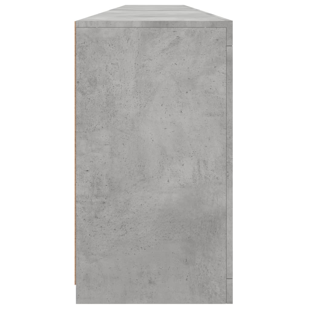 Skänk Med Led-Belysning 283X37X67 Cm