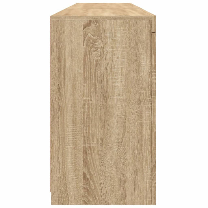 Skänk Med Led-Belysning Sonoma-Ek 162X37X67 Cm