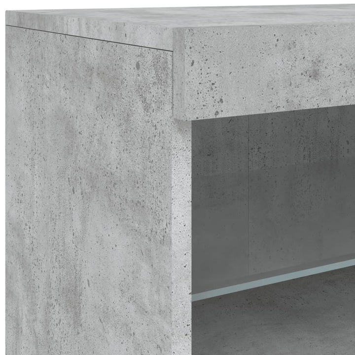 Skänk Med Led-Belysning 123X37X67 Cm