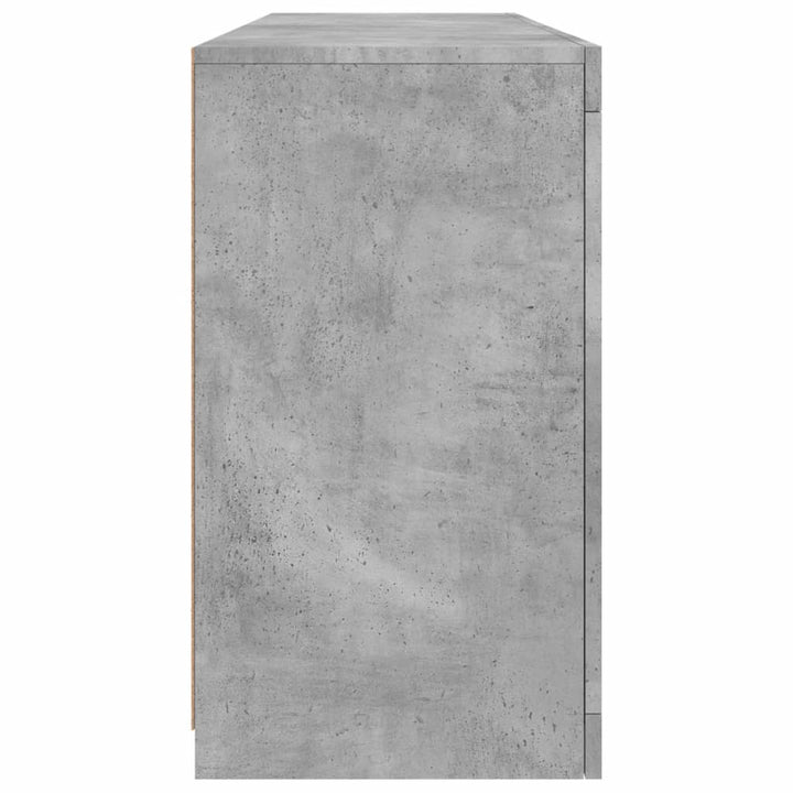 Skänk Med Led-Belysning 163X37X67 Cm
