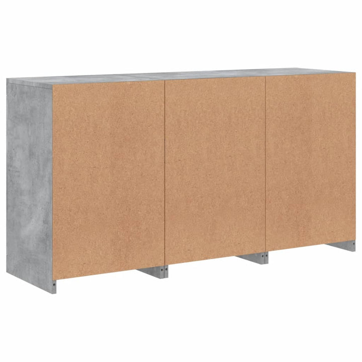 Skänk Med Led-Belysning 123X37X67 Cm