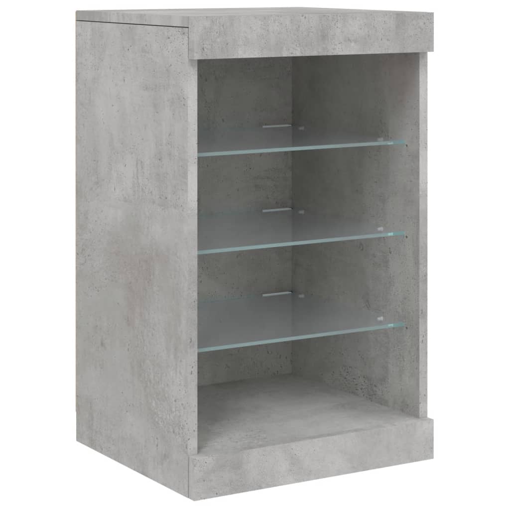Skänk Med Led-Belysning 123X37X67 Cm