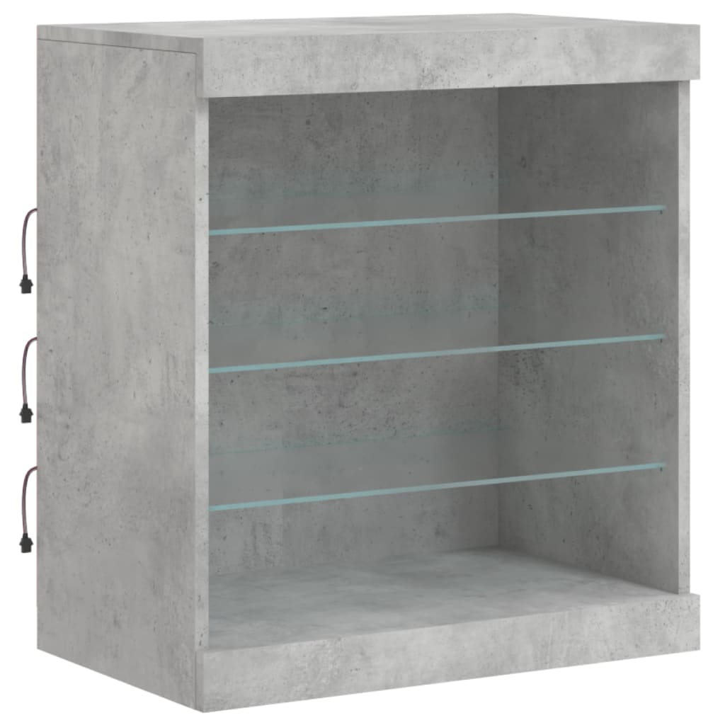 Skänk Med Led-Belysning 142,5X37X67 Cm