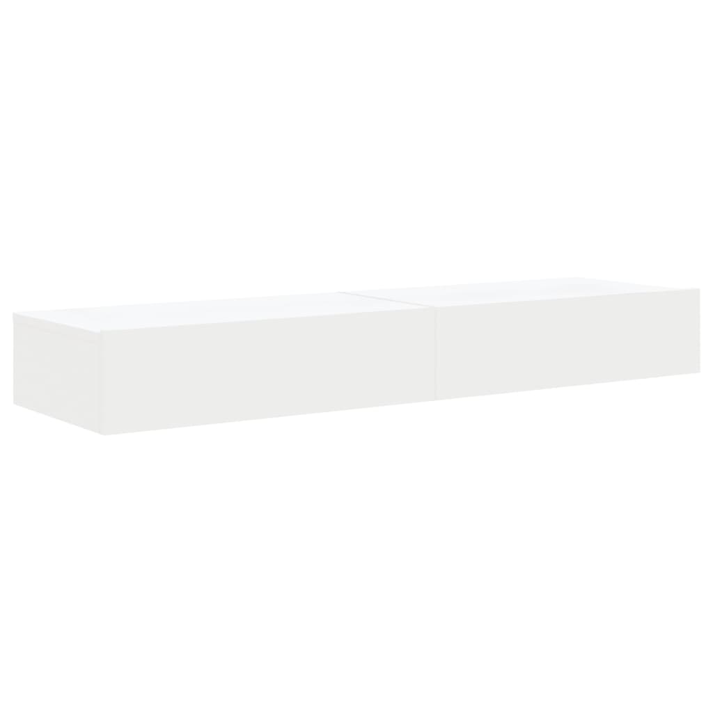 Tv-Bänkar Med Led-Belysning 2 St 60X35X15,5 Cm