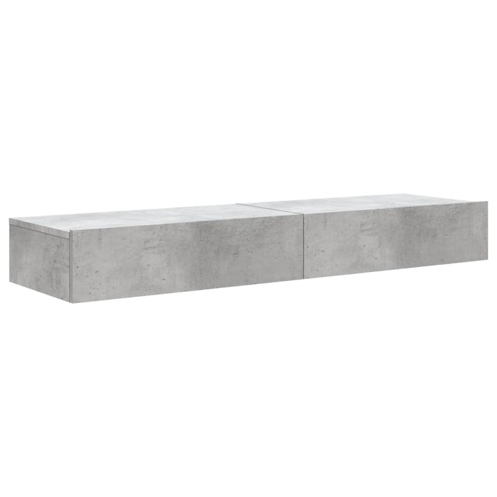 Tv-Bänk Med Led-Belysning 2 Delar 60X35X15,5 Cm