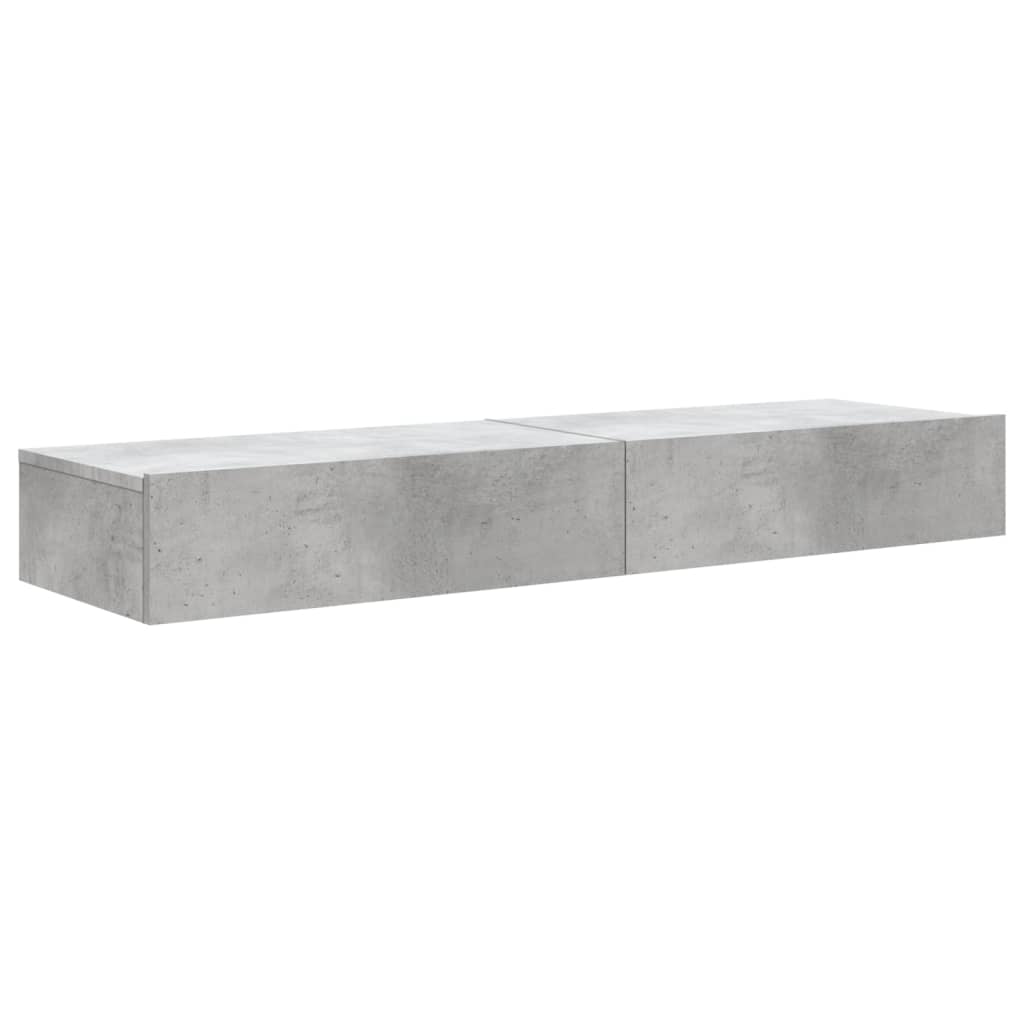 Tv-Bänk Med Led-Belysning 2 Delar 60X35X15,5 Cm