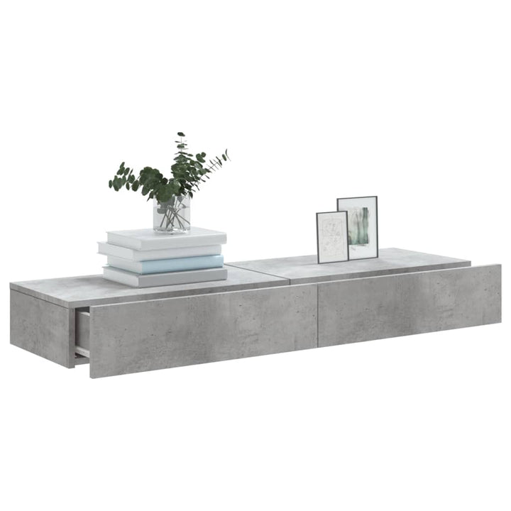Tv-Bänk Med Led-Belysning 2 Delar 60X35X15,5 Cm