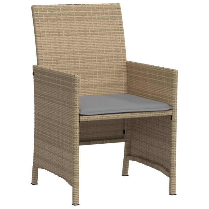 Bistrogrupp Med Dynor 3 Delar Mixbeige Konstrotting