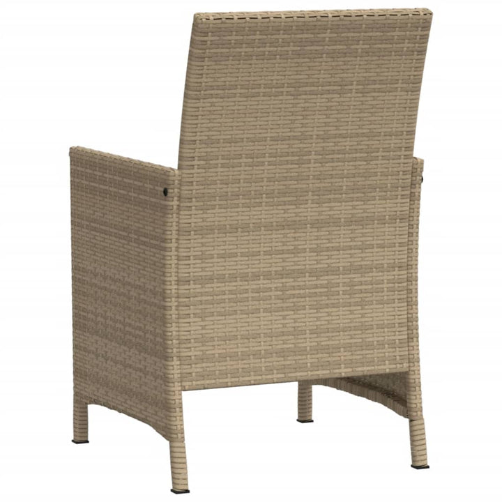 Bistrogrupp Med Dynor 3 Delar Mixbeige Konstrotting