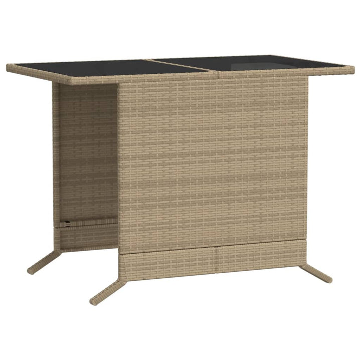 Bistrogrupp Med Dynor 3 Delar Mixbeige Konstrotting