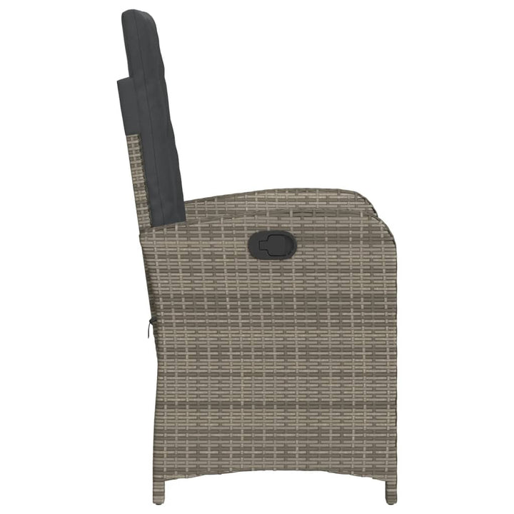 Justerbara Trädgårdsstolar 2 St Med Dynor Konstrotting