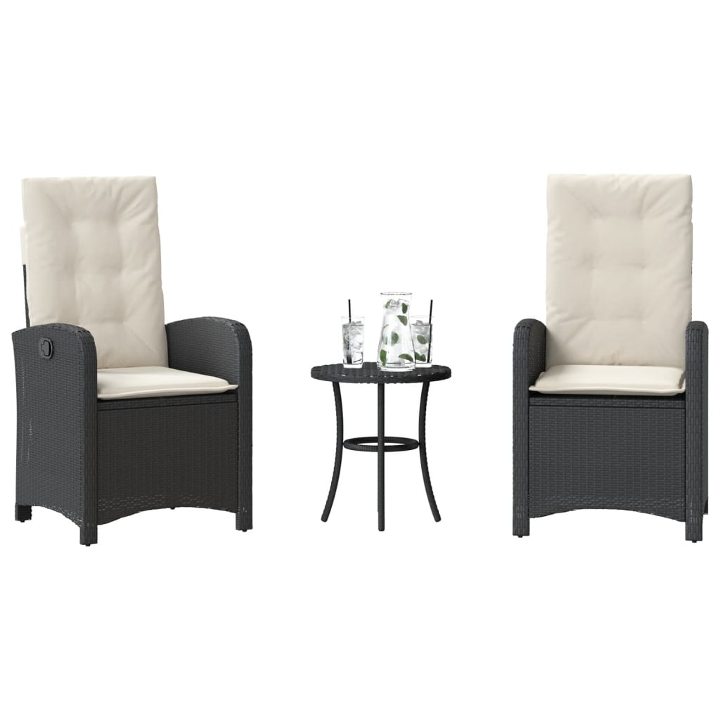 Bistrogrupp Med Dynor 3 Delar Mixbeige Konstrotting