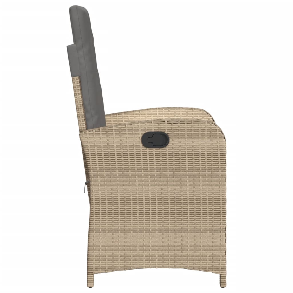 Bistrogrupp Med Dynor 3 Delar Mixbeige Konstrotting