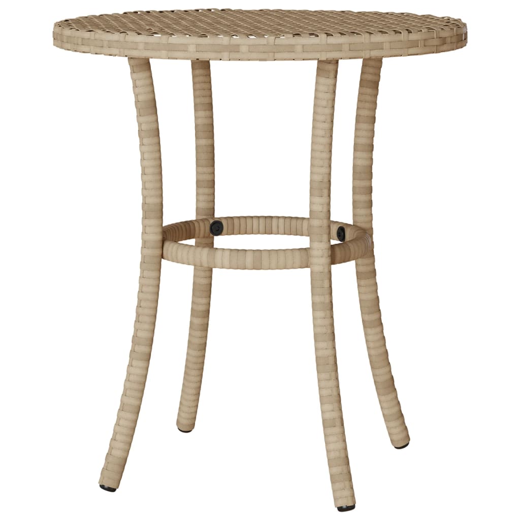 Bistrogrupp Med Dynor 3 Delar Mixbeige Konstrotting